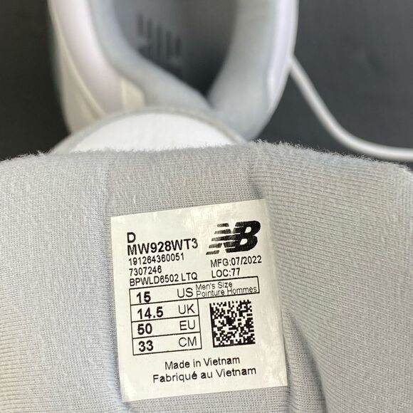 Men’s New Balance 928v3 MW928WT3 sneaker shoes size  15 new main image 8